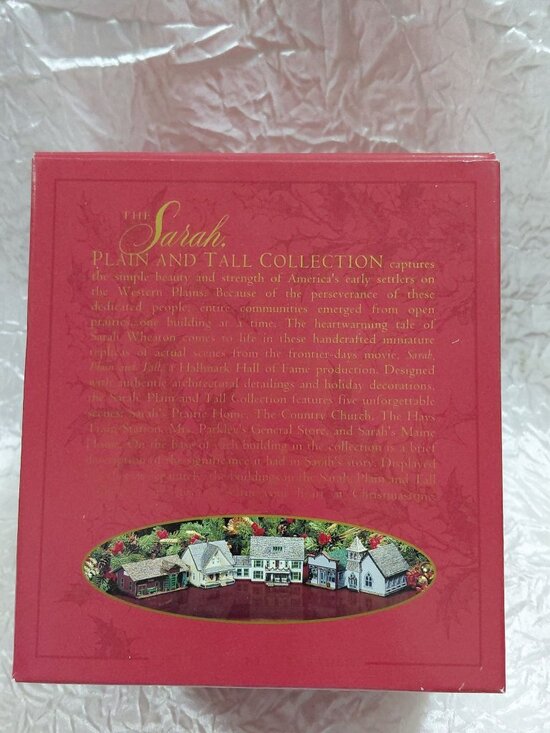VTG The Sarah Plain And Tall Collection Sarahs Prairie Home 1994 Hallmark NOB - Picture 7 of 8